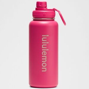 🆕 LULULEMON Back to Life Sport Bottle 32oz Pink Raspberry coulis NWT